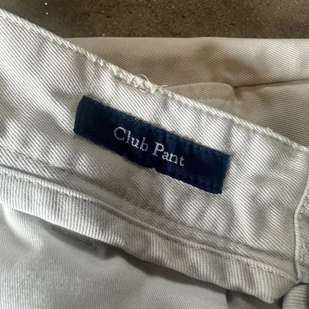 Vineyard Vines Club Pant Men 33x30 Stone Khaki Cotton Chino Classic Fit Pants